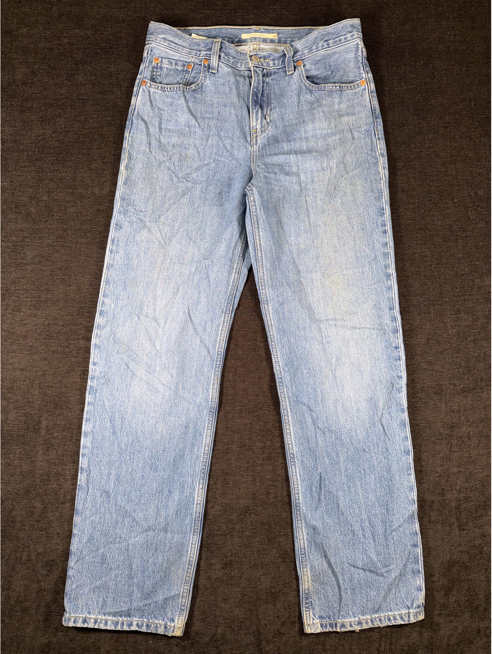 Levi's Low Pro Straight Light Blue Denim Jeans Size 28